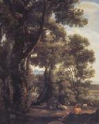 Claude Lorrain Landscape with a Goatherd (mk17) oil on canvas